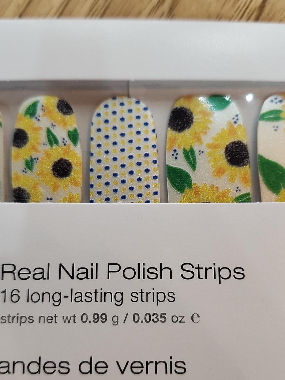👉*NWT* COLOR STREET "SUNFLOWER CHILD" 100% NAIL POLISH STRIPS ~YELLOW ~USA